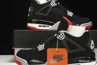 CEMENT BLACK  BRED (2019) - JORDAN 4 0425